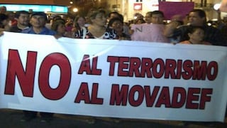El 89% de peruanos considera que el Movadef es un peligro para el país