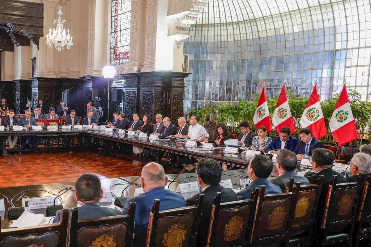 Se llevó a cabo primera sesión ordinaria del Conasec, inaugurada por el presidente José Jerí. Foto: gob.pe.