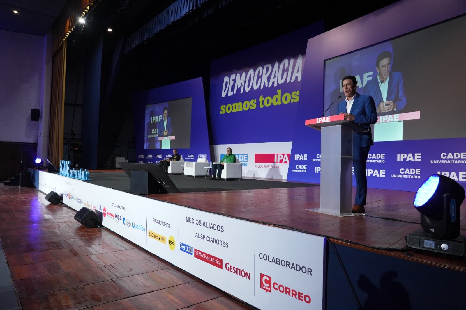 Bajo el lema “Democracia somos todos”, se inició la 29° edición de CADE Universitario. FOTO: IPAE.