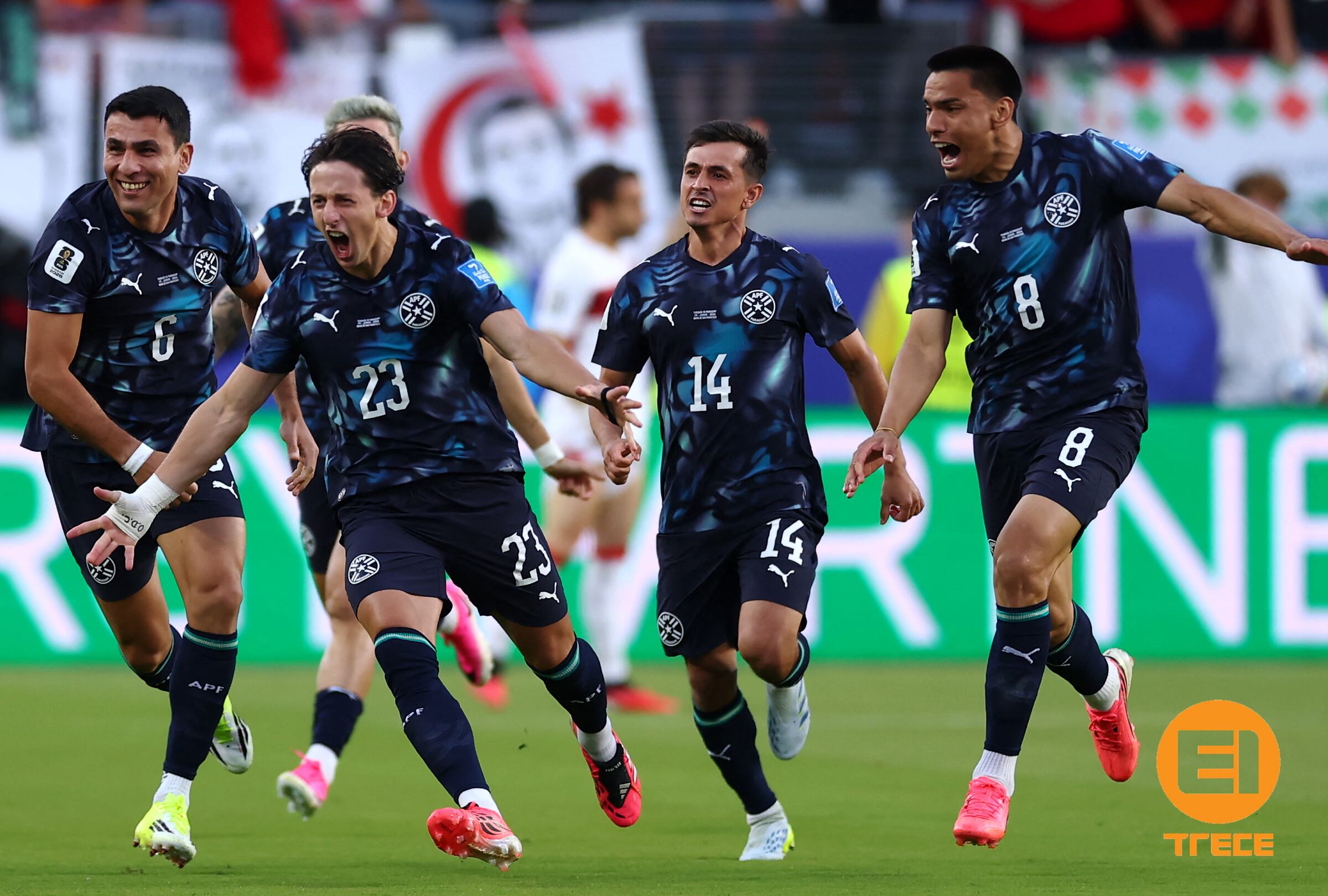 SANTA CLARA, CALIFORNIA (ESTADOS UNIDOS).- Cobertura oficial de TiGo Sports EN VIVO ONLINE para ver el partido Paraguay vs. Australia hoy por la Jornada 3 del grupo D del Mundial 2026 en el Levi's Stadium de Santa Clara, California. FOTO DE DEAN MOUHTAROPOULOS PARA GETTY IMAGES Y AFP