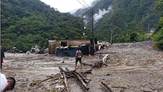 Lluvias: Masivo derrumbe sepulta centro poblado de Chacaneque en Puno