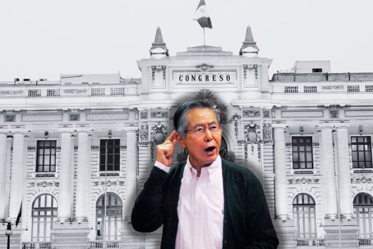 Alberto Fujimori solicitó pensión vitalicia al Congreso. Foto composición Gestión.