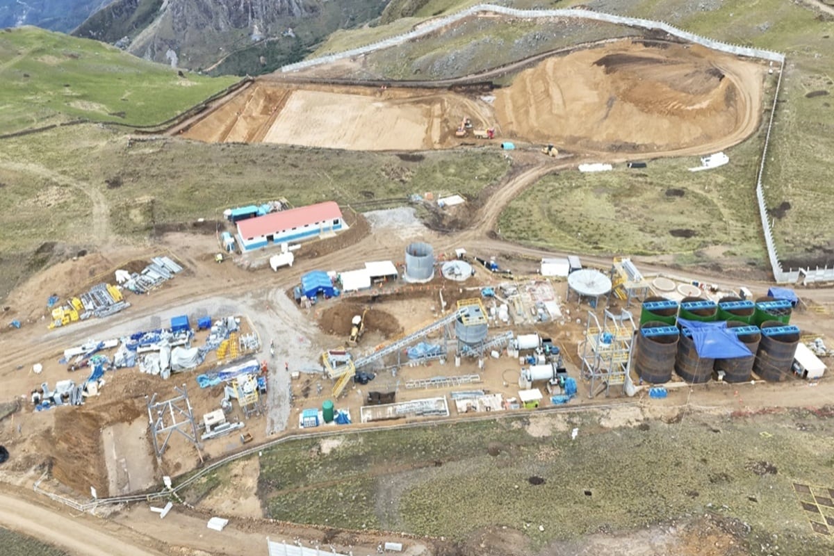 PPX Mining avanza a una fase clave de su proyecto: deja atrás las obras civiles y entra en el montaje de equipos. (Foto: PPX Mining)