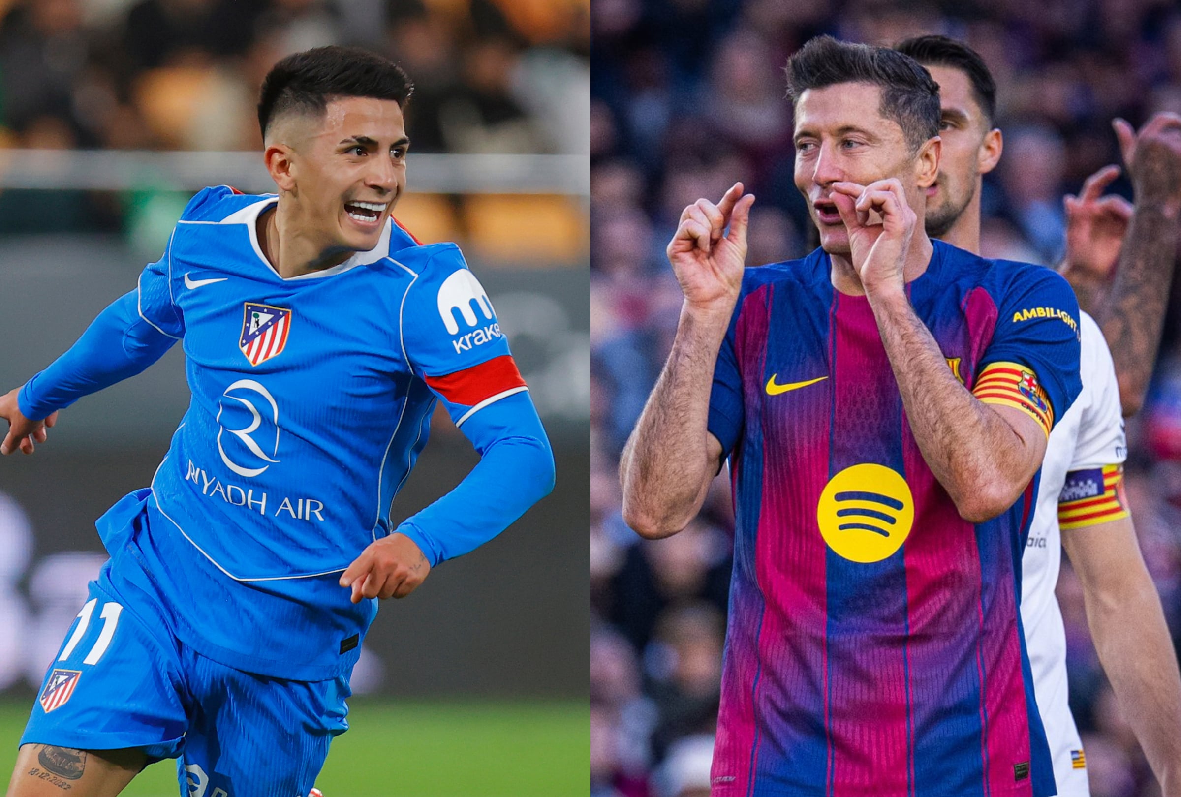 El partido de ida entre Barcelona y Atlético de Madrid por las semifinales de la Copa del Rey se llevará a cabo el jueves 12 de febrero (Foto: Composición Gestión / @Atleti / @FCBarcelona_es)