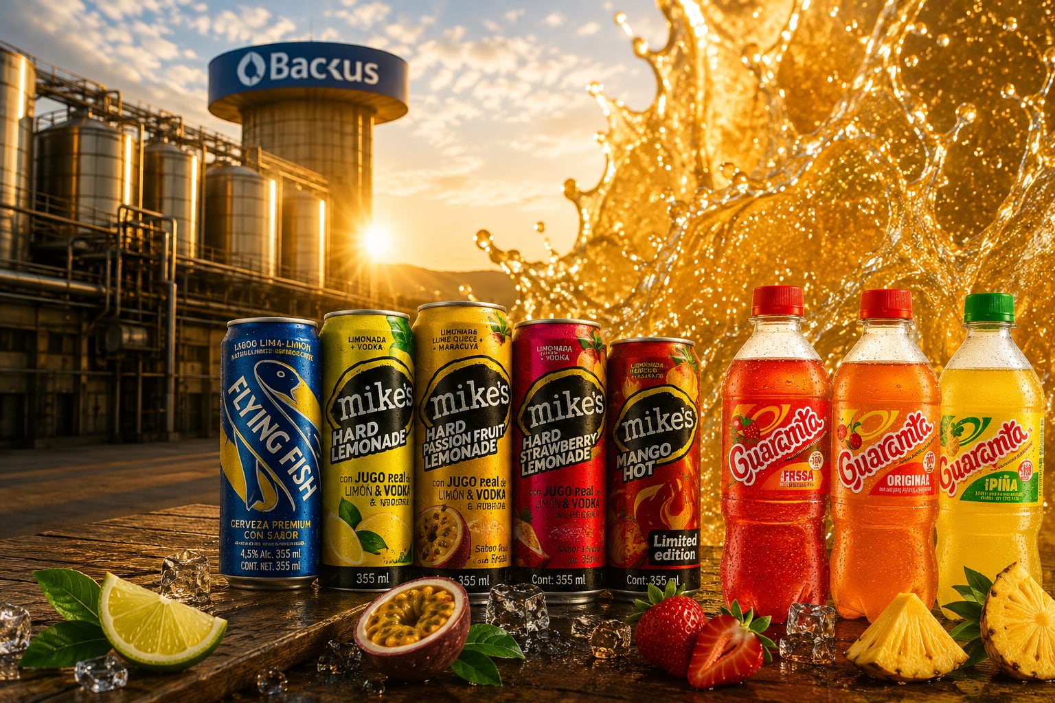 Backus amplía su portafolio con Mike’s, Flying Fish y Guaraná para ganar espacio en nuevas categorías y ocasiones de consumo. (Foto: composición/Backus)