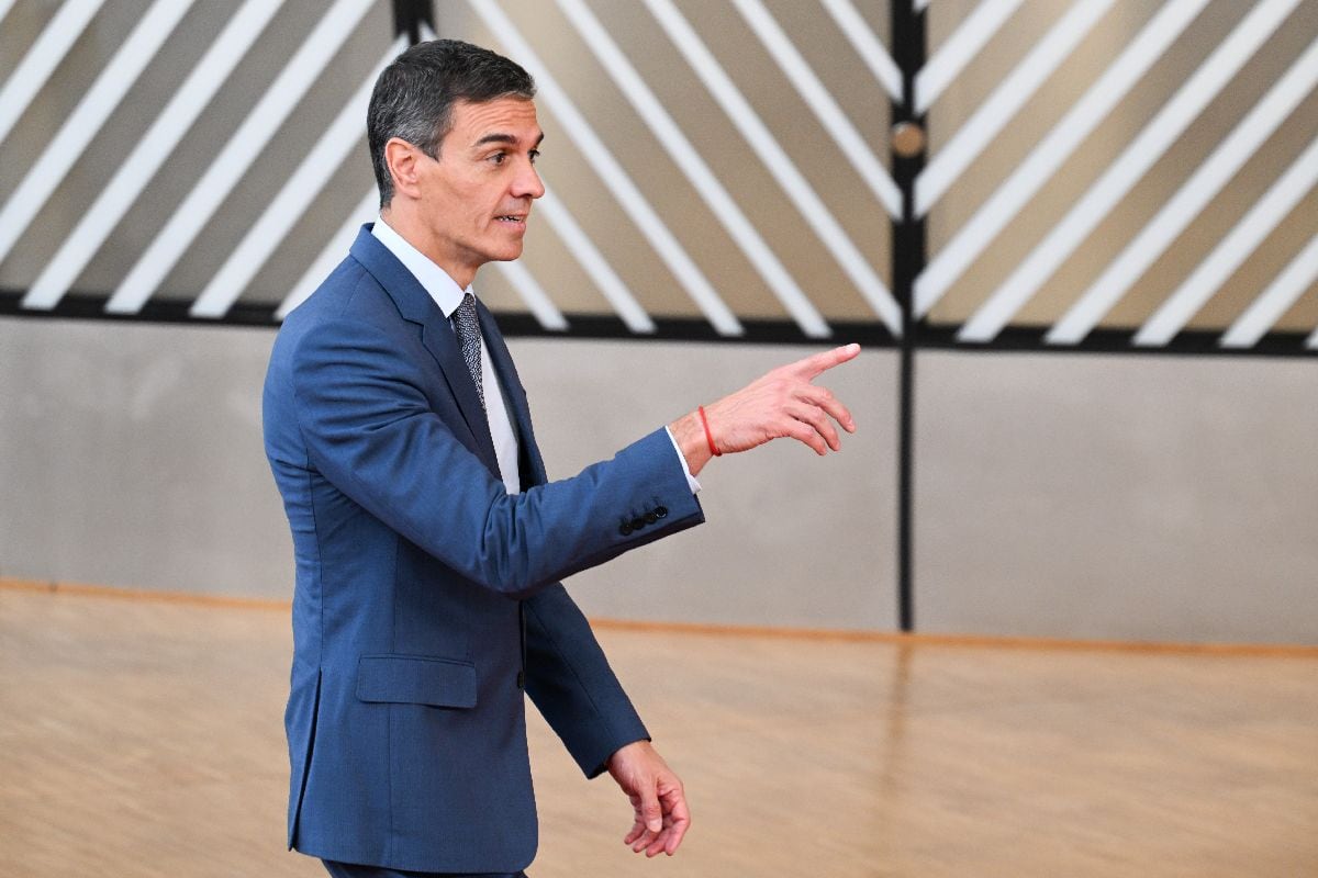 Pedro Sánchez en una reunión del Consejo Europeo en Bruselas el 18 de junio.