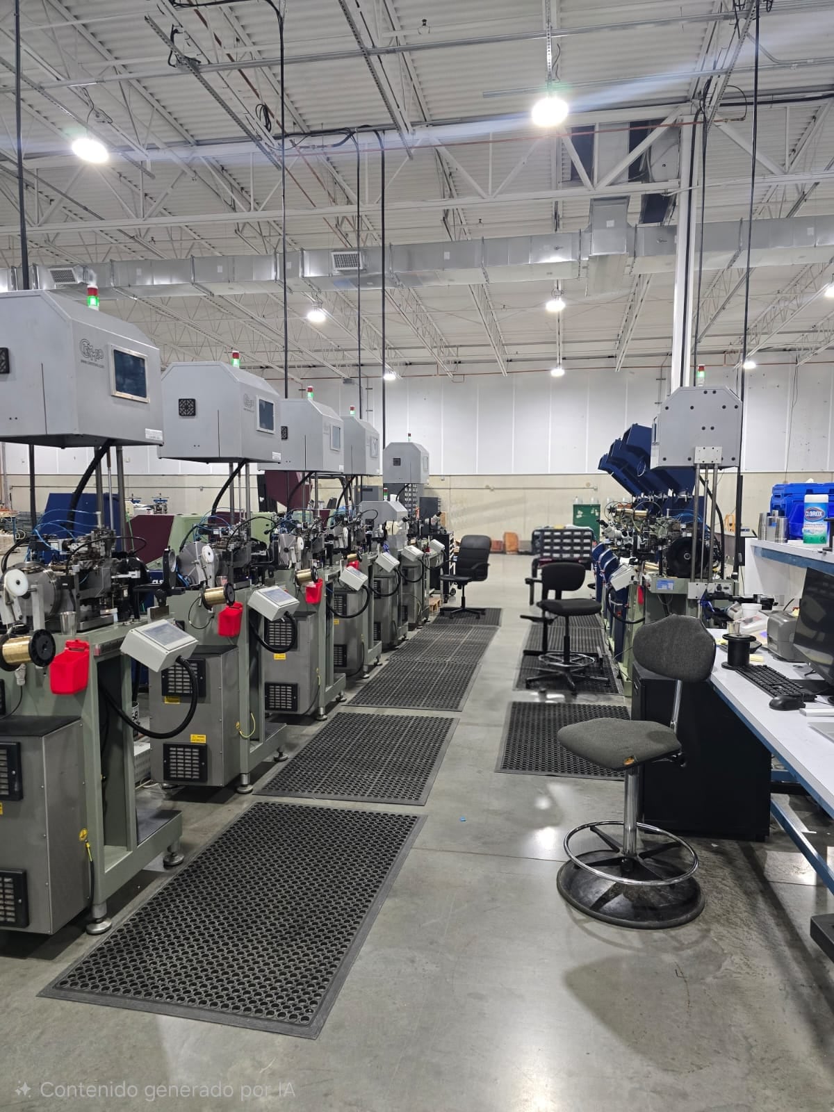 Interiores de la fábrica en Ohio (EE.UU.)