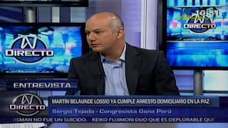 Sergio Tejada: “Ollanta Humala ha sido convencido con el discurso del MEF”