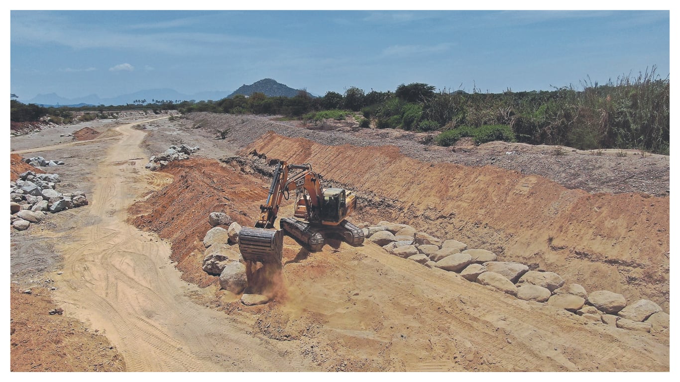 Trabajos en río Motupe. Gob.pe