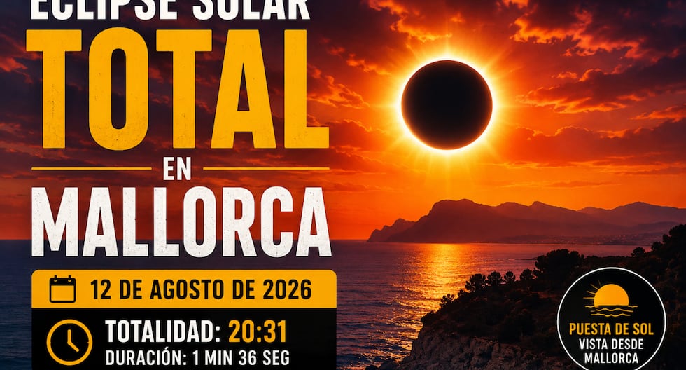 Horario y dónde ver EN DIRECTO el eclipse solar total con el rayo verde este 12 de agosto en Mallorca