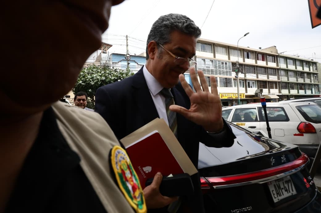 Bernardo Pachas, jefe interino de la ONPE. (Foto: Lenin Tadeo / @photo.gec)
