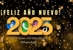 🍇 300 frases cortas y bonitas de ¡Feliz Año Nuevo 2025! - tarjetas e imágenes para tus redes sociales