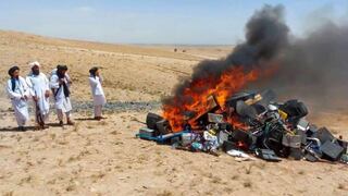 Talibanes destruyen 21,000 instrumentos musicales en su cruzada contra el “vicio”