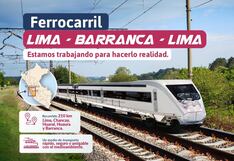 Ferrocarril Lima-Barranca conectará Ancón con las líneas 2, 3 y 4 del Metro de Lima y Callao