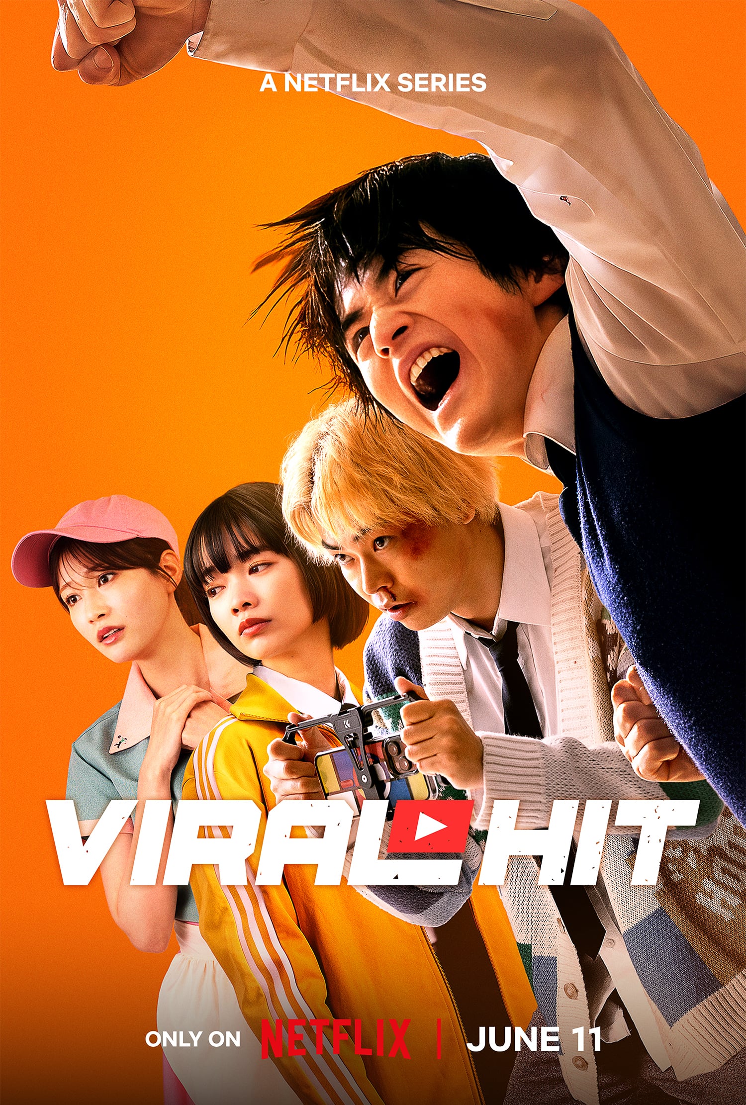 La serie japonesa "Viral Hit" se basa en el popular webtoon surcoreano creado por Taejun Pak e ilustrado por Kim Junghyun (Foto: Rakuei-sha / Myriagon Studio / Netflix)