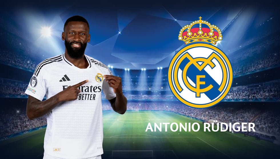 Antonio Rüdiger, defensa del Real Madrid.| Crédito: UEFA / Composición Mix