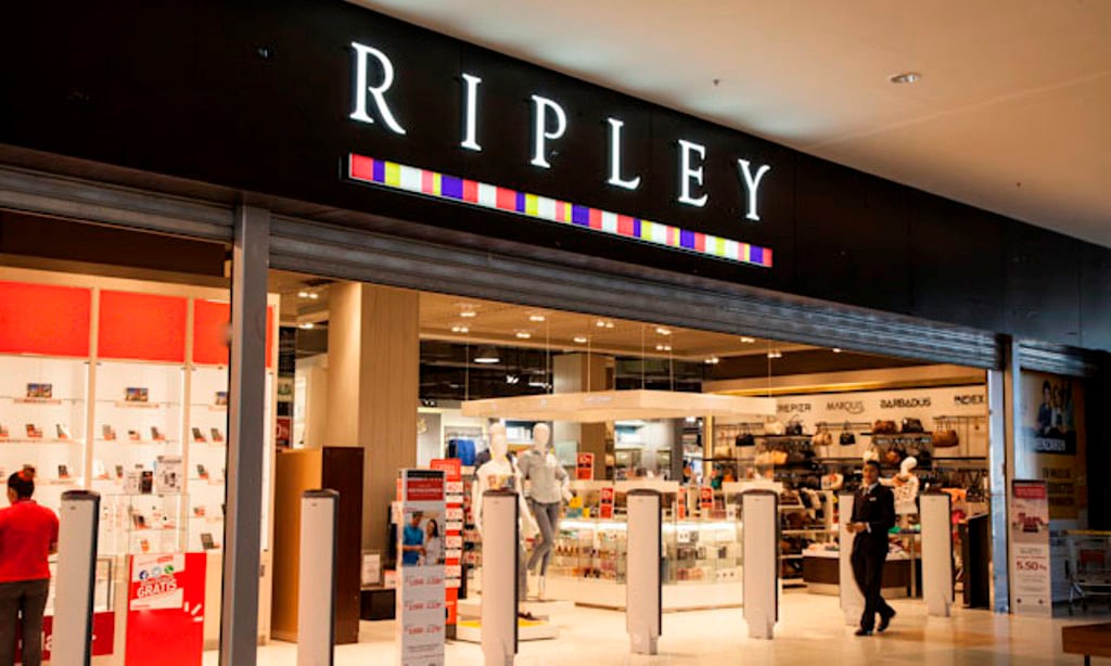 Ripley Corp registró una caída de 7,1% en sus ingresos.