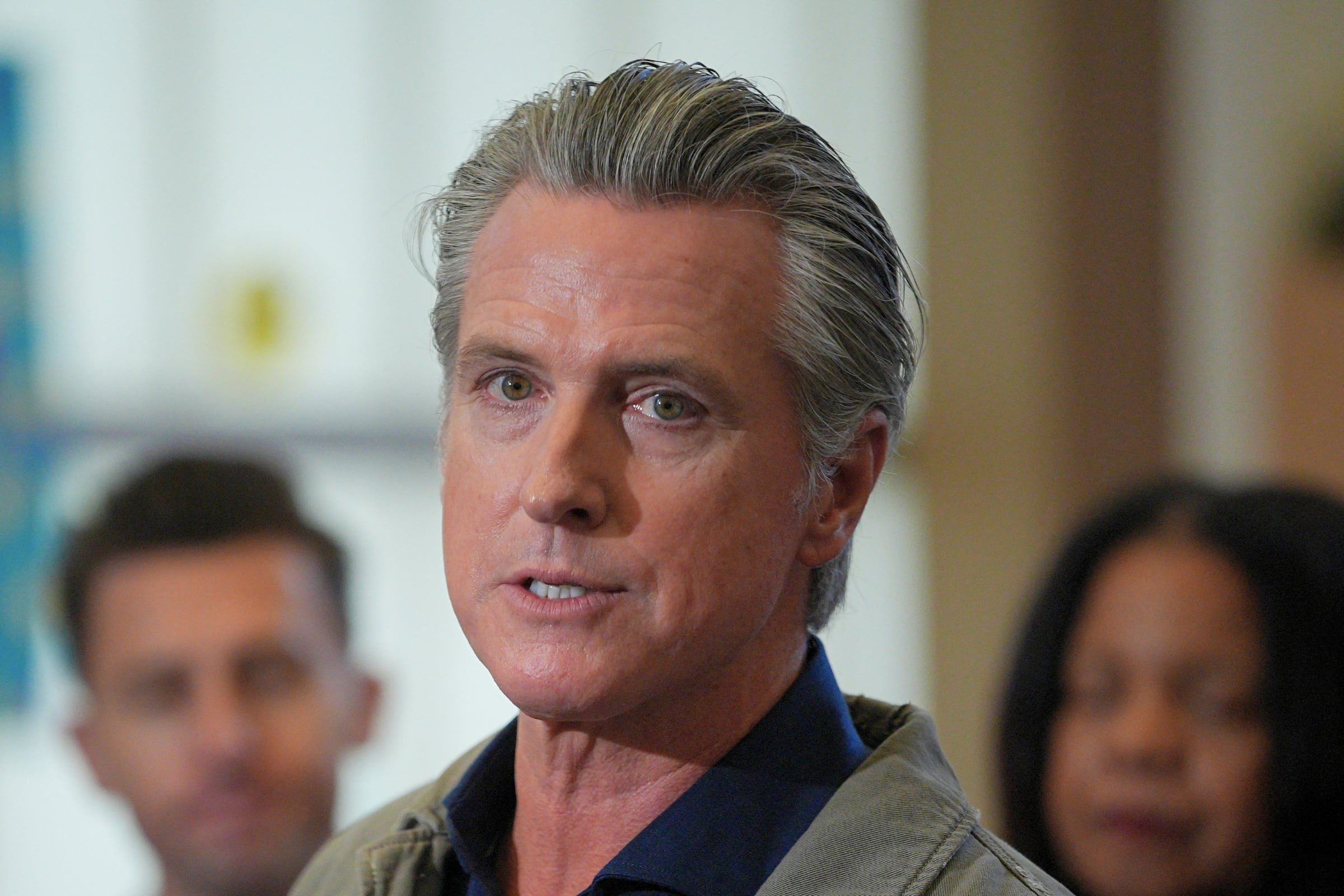 Gavin Newsom, gobernador de California. (Foto: AFP)