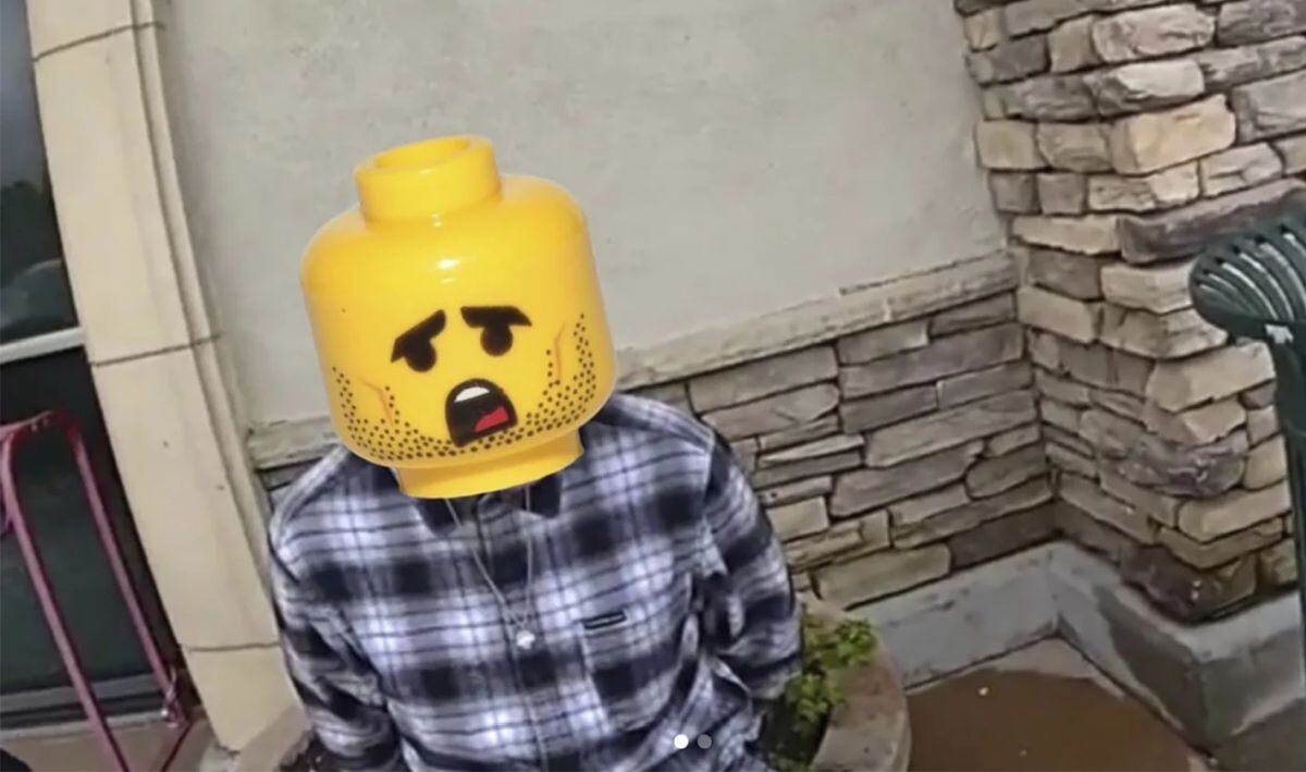 Esta imagen proporcionada por el Departamento de Policía de Murrieta, California, muestra una fotografía alterada de un sospechoso utilizada por el Departamento de Policía de Murrieta. (Departamento de Policía de Murrieta vía AP)