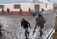 Huancavelica: intensas lluvias ocasionan inundaciones en viviendas y vías bloqueadas