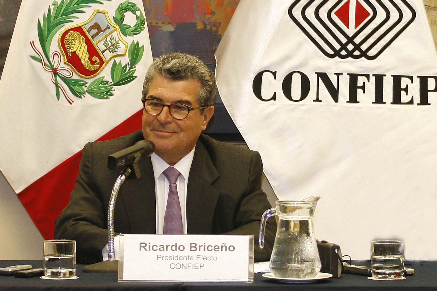 La Confiep salió en respaldo de su expresidente, Ricardo Briceño, procesado en el caso Cocteles. (Foto: Andina).