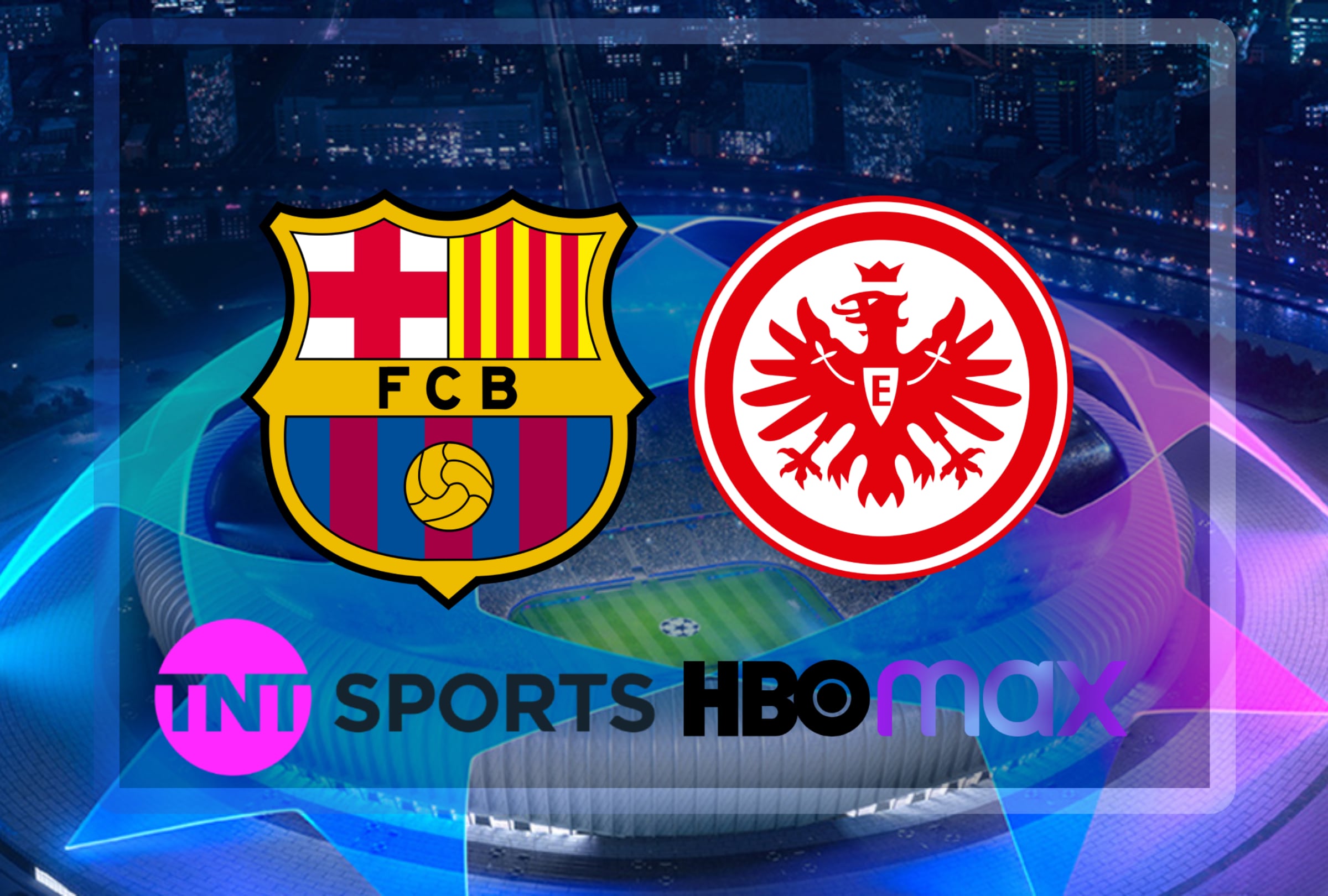 BARCELONA, CATALUNYA (ESPAÑA), 08/12/2025.- Cobertura oficial de TNT Sports y HBO MAX para ver el partido entre FC Barcelona y Eintracht Frankfurt este martes 9 de diciembre por la Jornada 6 de la Fase Liga de la UEFA Champions League 2025-26 desde el Camp Nou. FOTO DE NOÉ YACTAYO PARA GESTIÓN MIX