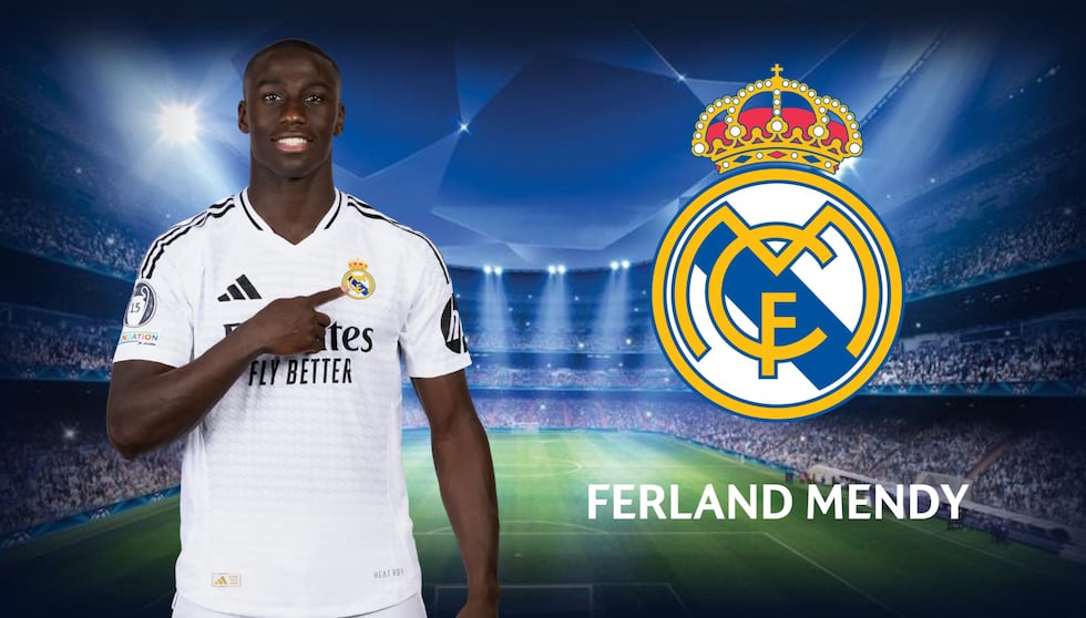 Ferland Mendy, defensa del Real Madrid. | Crédito: UEFA / Composición Mix