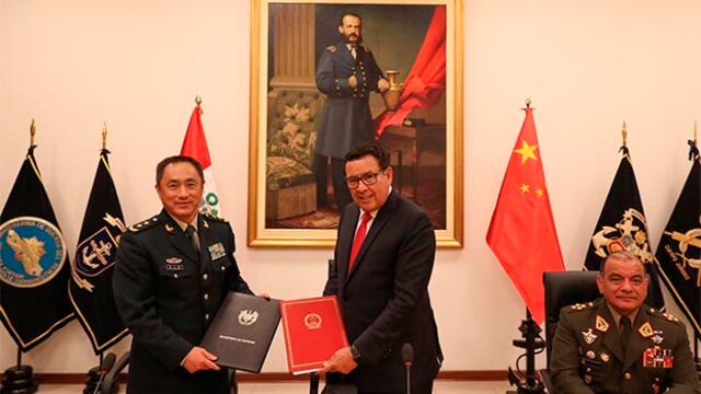 China donará materiales militares a Perú valorizados en US$ 7 millones