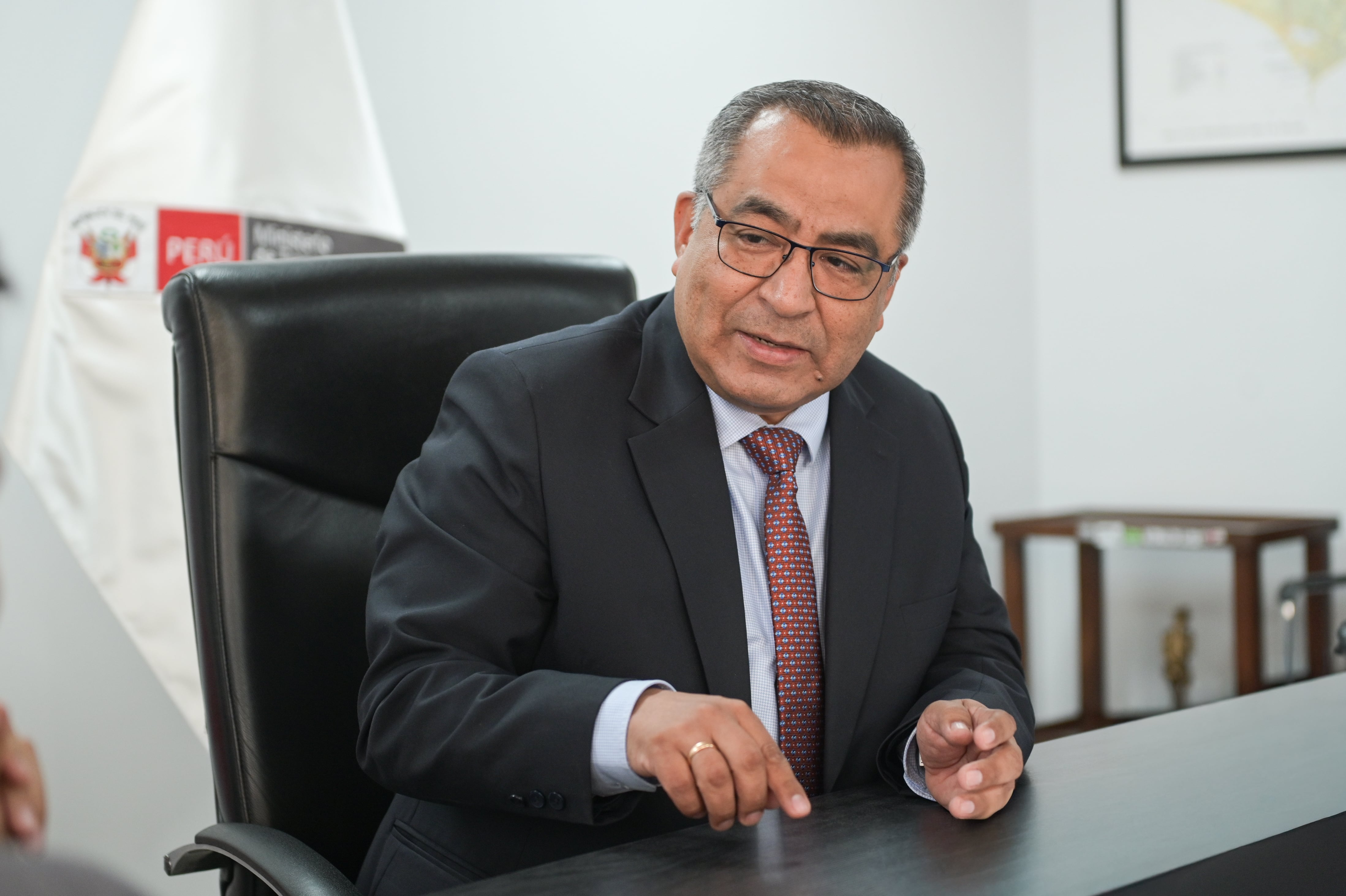 Aldo Prieto, titular del MTC, en entrevista con Gestión. | MTC