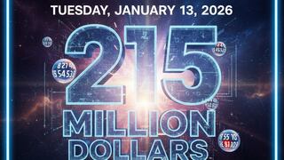 Números ganadores, Mega Millions EN VIVO HOY 13 de enero: resultados y mira si salió el premio mayor de 215 millones de dólares