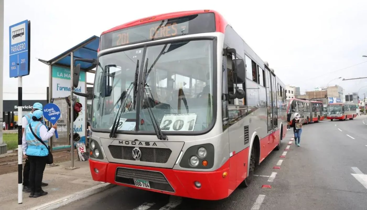 Corredor rojo. (Fuente: Andina)