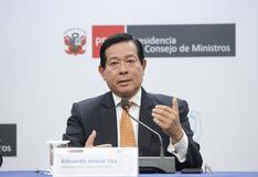 Premier Arana cuestiona a la Fiscalía: “Pretende vulnerar la competencia del Congreso”