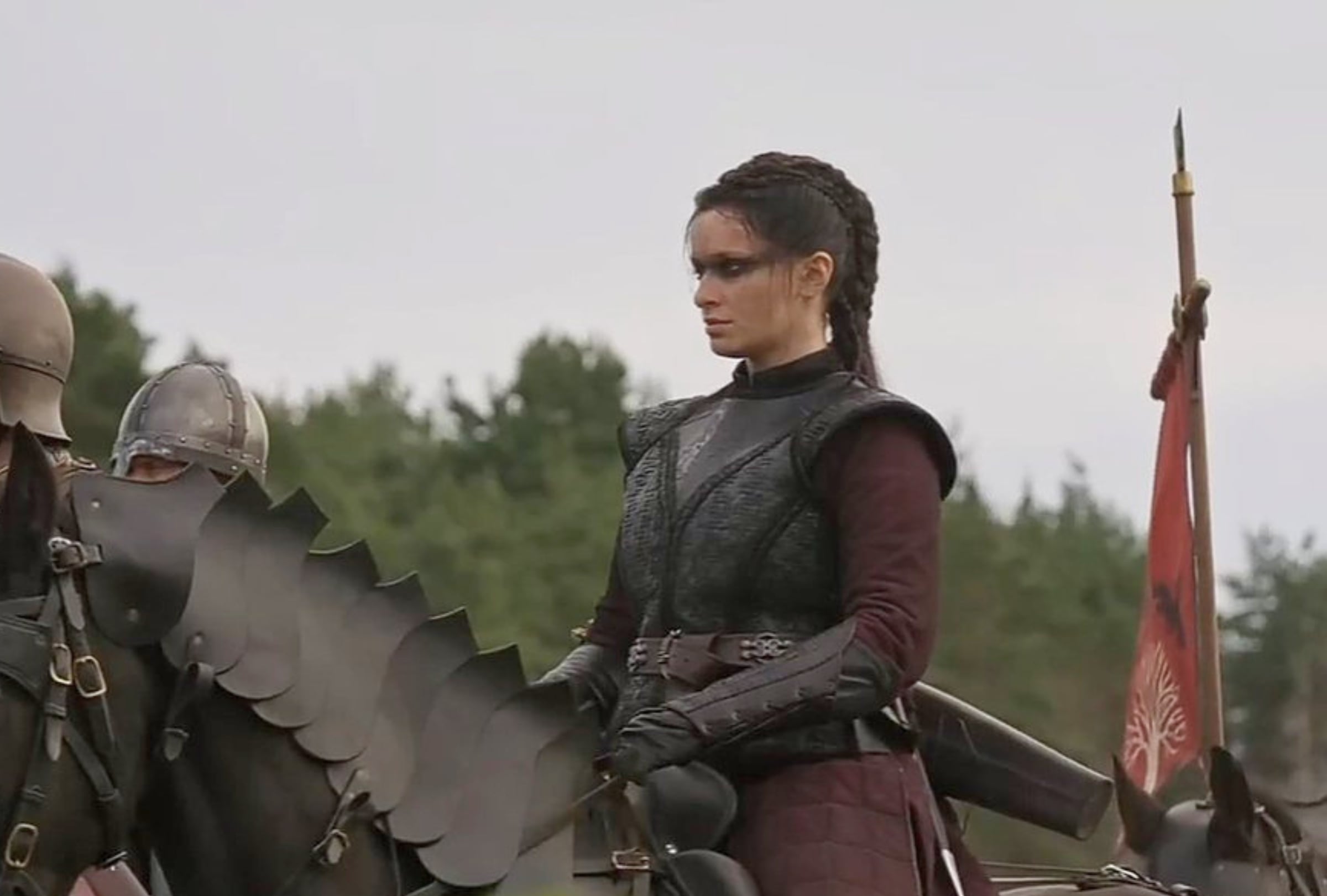 Lady Alysanne Blackwood, conocida como "Aly la Negra", está interpretada por la actriz Annie Shapero en la tercera temporada de la serie “House of the Dragon” (Foto: HBO)
