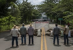 San Martín: productores de arroz bloquean carretera Fernando Belaunde Terry