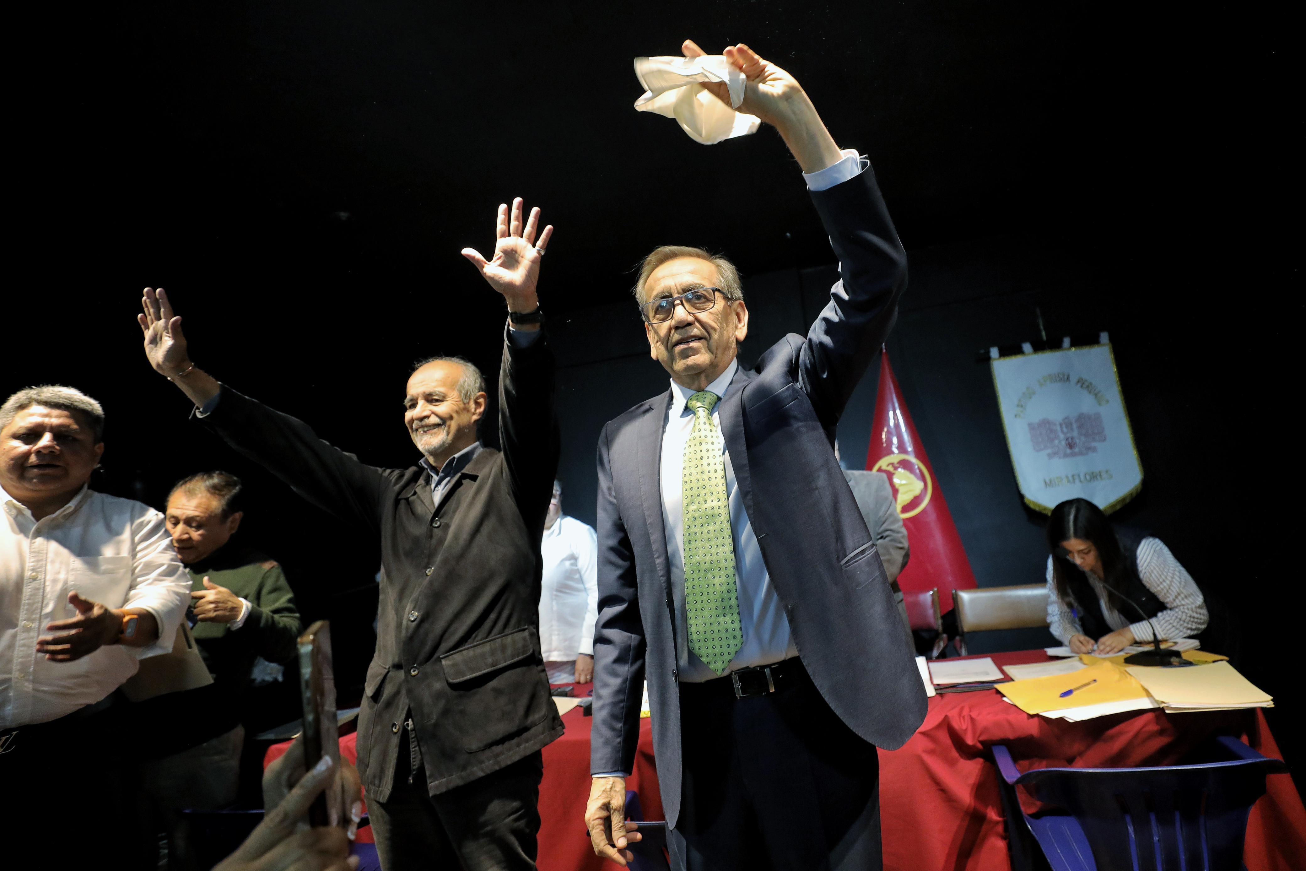 Jorge del Castillo, Mauricio Mulder y Belén García inscribieron formalmente su precandidatura para elecciones del 2026. (Foto: Joel Alonzo / @photo.gec)