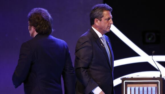 Milei y Massa definirán la presidencia argentina el próximo 19 de noviembre. (Foto: AFP)