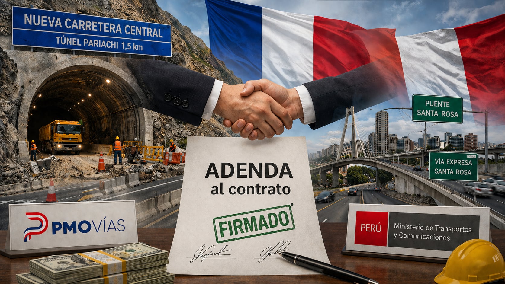 Cuando surgieron las críticas a su decisión, Provías remarcó que PMO Vías, a través de Egis, había cometido actos de corrupción en el extranjero, sin detallar a qué hechos se referian. Fotocomposición: Alessandro Azurín, Diario Gestión, ChatGPT.