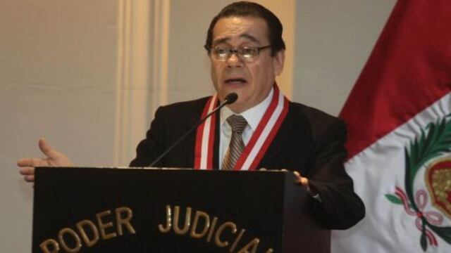Presidente del Poder Judicial negó haber presionado a Malzon Urbina
