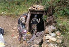 Policía Nacional realiza entrenamiento para combatir la minería ilegal en socavones