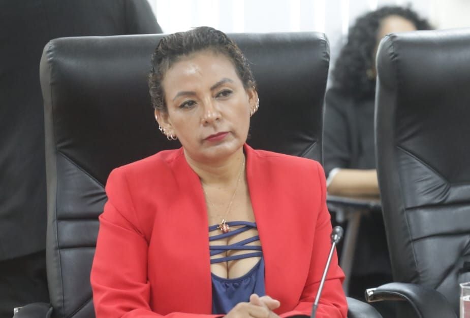 Kira Alcarraz, de Podemos Perú, aseguró que si bien estuvo en el exterior, participó de las votaciones en cada una de las comisiones que integra. (Foto: Congreso)