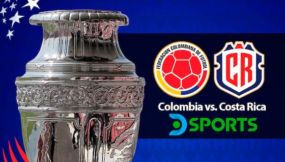 DSports transmite el partido Colombia vs. Costa Rica hoy por la fecha 2 del grupo D de la Copa América 2024 desde Arizona. (Foto: Composición Mix)