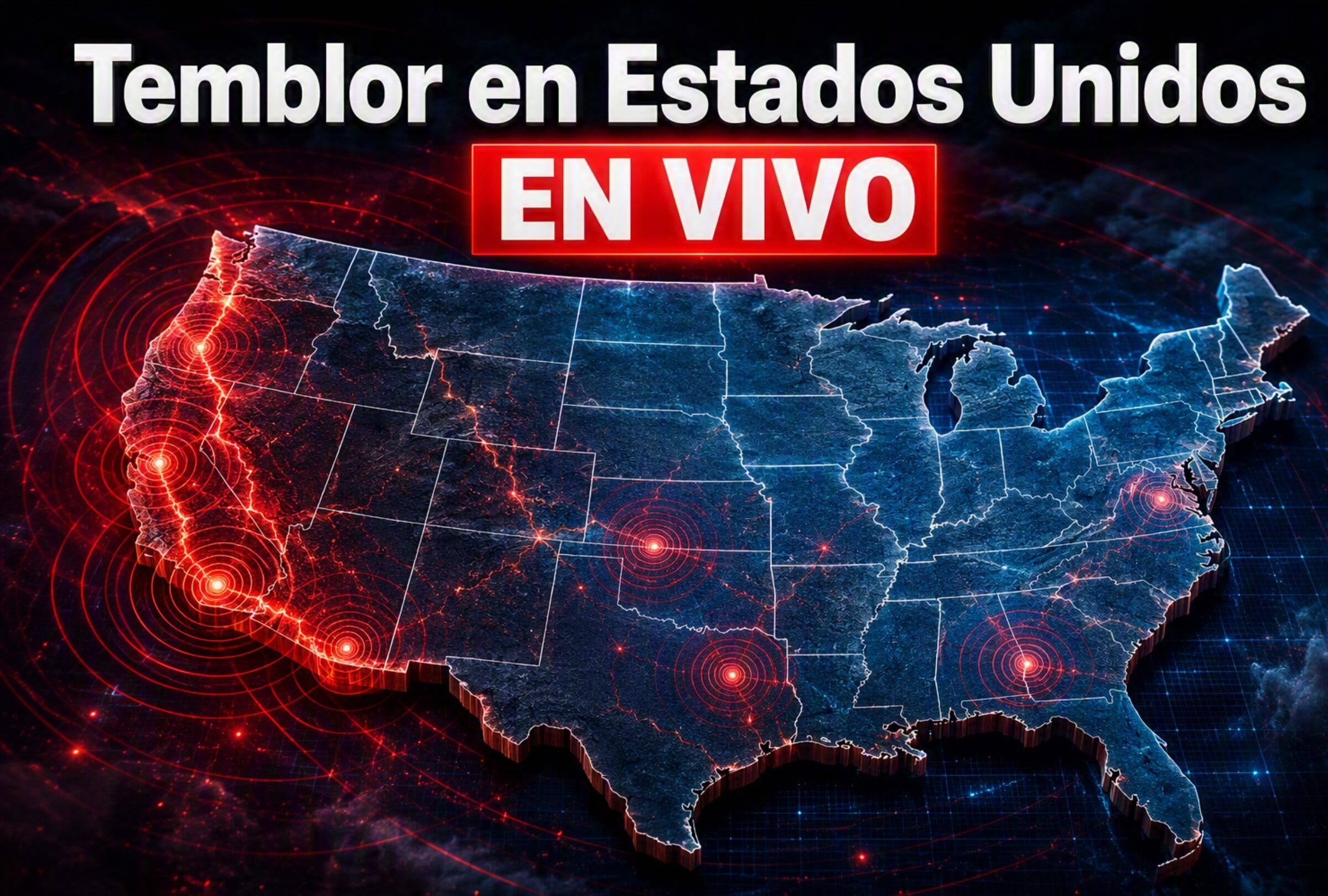 Sigue el reporte oficial del Servicio Geológico de Estados Unidos (USGS, por sus siglas en inglés) sobre los últimos temblores registrados en EE.UU. hoy. (Imagen creada por la IA de Microsoft Copilot).