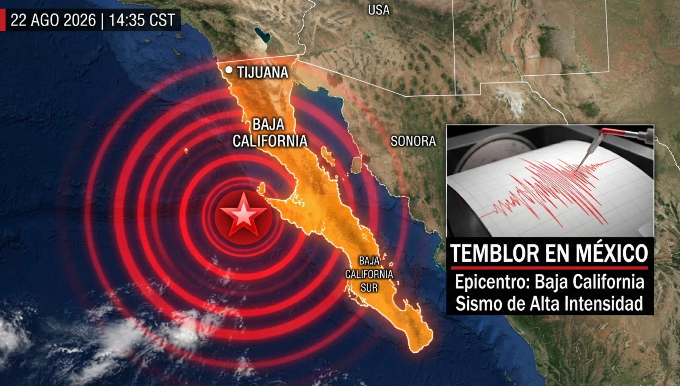 Temblor en México EN VIVO hoy, 5 de septiembre 2026: hora exacta, magnitud y dónde fue el epicentro del último sismo, según el SSN
