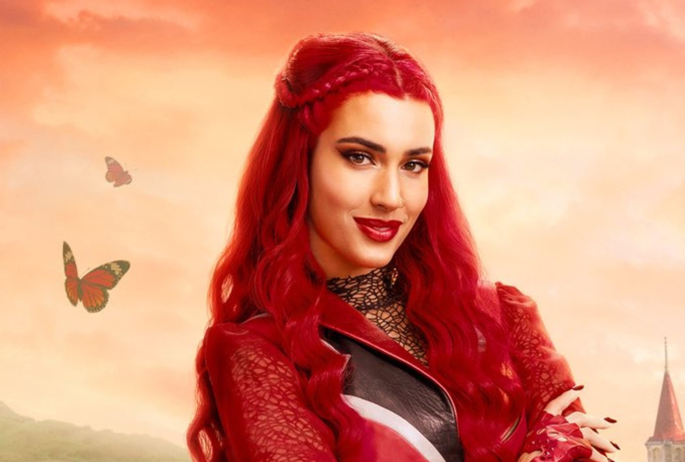 Kylie Cantrall regresa como Red, la hija de la Reina de Corazones, en la película "Descendants: Wicked Wonderland" (Foto: Suzanne Todd Productions / Disney Channel)