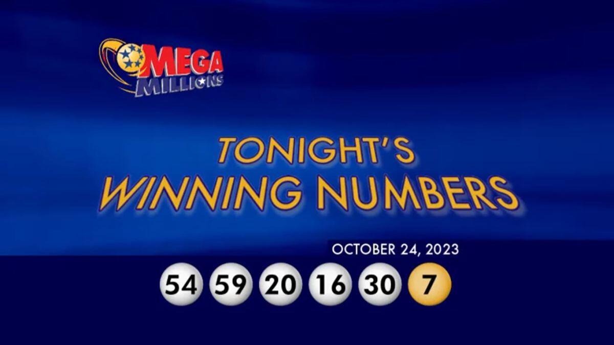 Números ganadores del 25 de octubre (Foto: Mega Millions)