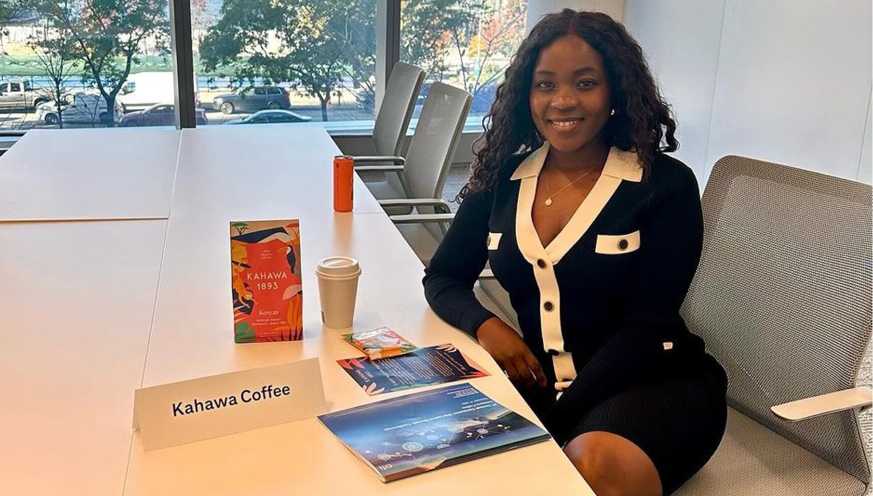 Margaret Nyamumbo dejó Wall Street para fundar una empresa de café ético que recaudó más de 3 millones de dólares el año pasado. (Instagram maggykemunto)
