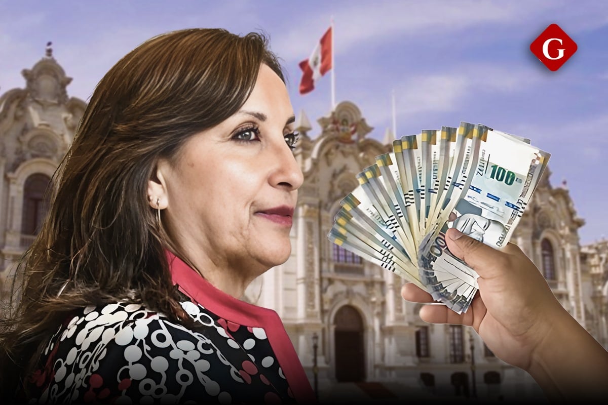El MEF plantea incrementar el sueldo que recibe mensualmente la presidenta Dina Boluarte. Composición: Gestión.