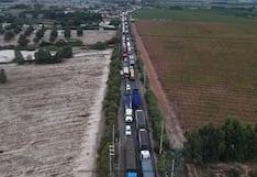 Ica: cientos de vehículos varados en la Panamericana Sur por la caída de huaico