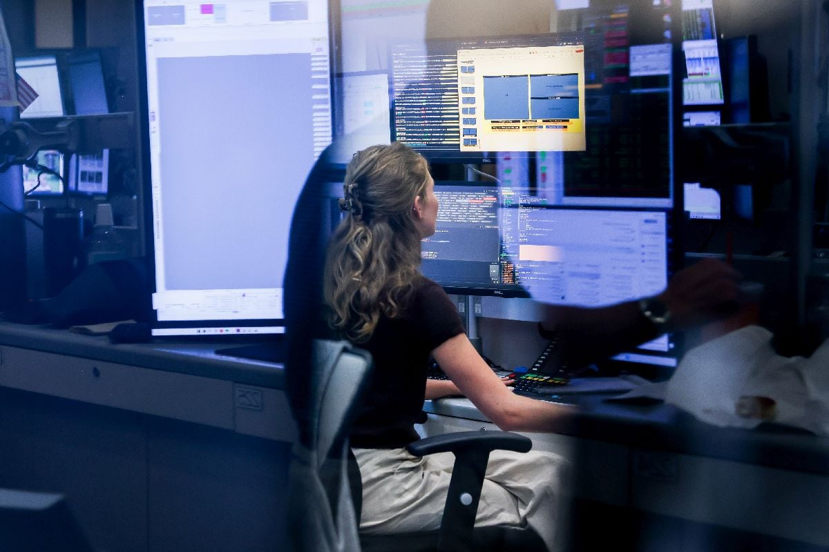 Operadores en la Bolsa de Nueva York. Foto: Michael Nagle/Bloomberg