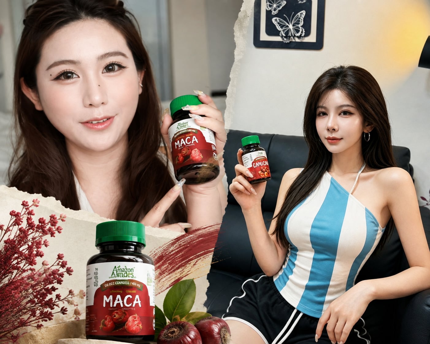Amazon Andes comercializa sus superfoods en China a través de Douyin, la versión china de TikTok, como parte de su estrategia digital. (Foto: composición)